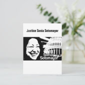 Justice Sotomayor Briefkaart (Staand voorkant)
