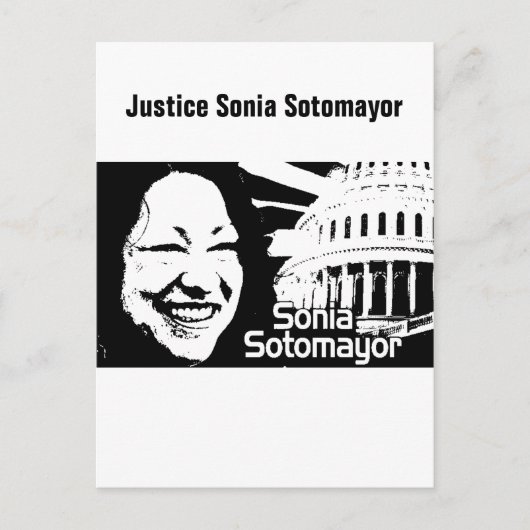Justice Sotomayor Briefkaart (Voorkant)