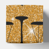 Justice Symbol Balanced Scales Golden Glitter Bedankdoosjes (Bovenkant)