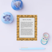 Justice Symbol Balanced Scales Golden Glitter Flyer (Enkel)