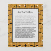 Justice Symbol Balanced Scales Golden Glitter Flyer (Voorkant)