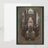 Justice Tarot Art Flat Thank You Card Bedankkaart (Voorkant / Achterkant)