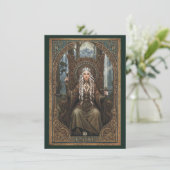 Justice Tarot Art Flat Thank You Card Bedankkaart (Staand voorkant)