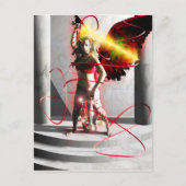 Justice Tarot Card Art Briefkaart (Voorkant)