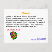 Justice Tarot Kaart (Achterkant)