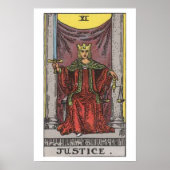 Justice Tarot Kaart Poster (Voorkant)