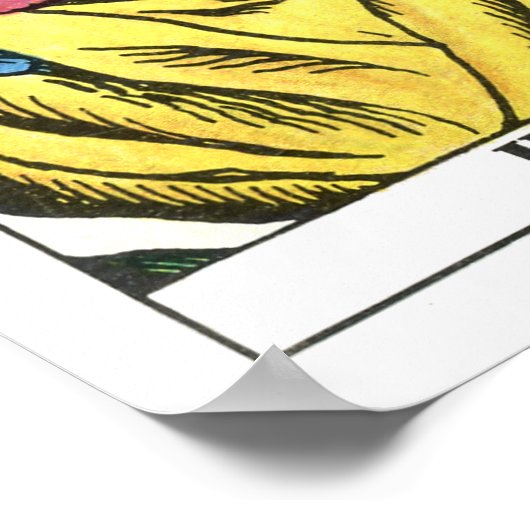 Justice Tarot Kaart Poster (Hoek)