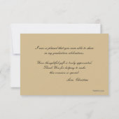 Justice Wreatalized Notecard/Bedankt Bedankkaart (Achterkant)