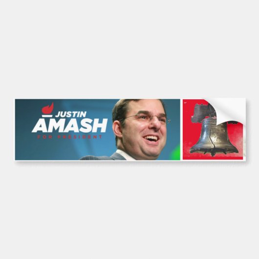 Justin Amash 2020 Bumpersticker (Voorkant)
