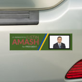 Justin Amash voor President 2020 Bumpersticker (Op auto)