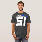 JUSTIN BARCIA 51 SUPERCROSS MOTOCROSS TSHIRT FAN (Voorkant volledig)