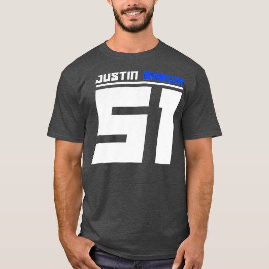 JUSTIN BARCIA 51 SUPERCROSS MOTOCROSS TSHIRT FAN (Voorkant)
