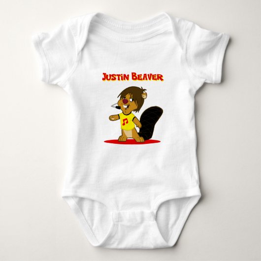 Justin Beaver Romper (Voorkant)
