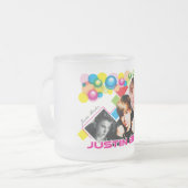 Justin Bieber glazen mok (Voorkant links)