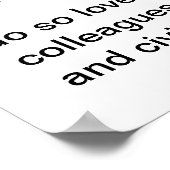 Justin Dart Quote 1 Poster (Hoek)