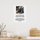 Justin Dart Quote 1 Poster (Keuken)