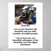 Justin Dart Quote 1 Poster (Voorkant)