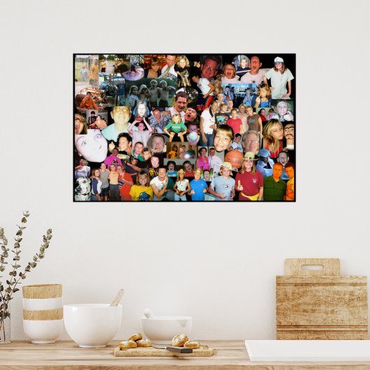 Justin Family Collage Poster (Keuken)