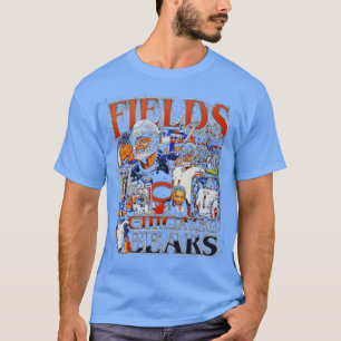 Justin Fields Chicago Vintage Bootleg meisje T-shirt