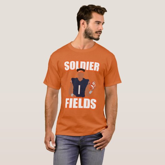 Justin Fields T-shirt (Voorkant volledig)