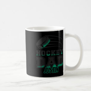 Justin Hockey Vader Met Puck Heren Koffiemok