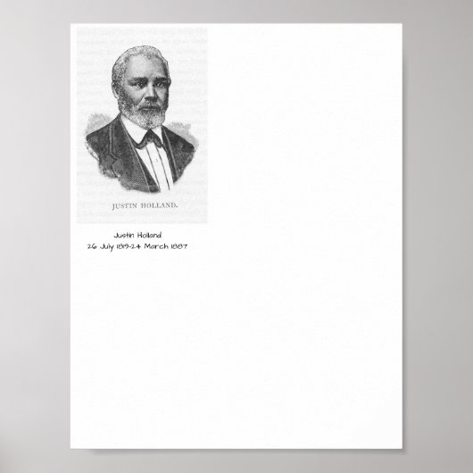 Justin Holland Poster (Voorkant)