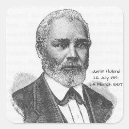 Justin Holland Vierkante Sticker