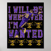 Justin Jefferson Poster (Voorkant)