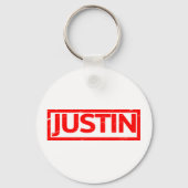 Justin Stamp Sleutelhanger (Voorkant)