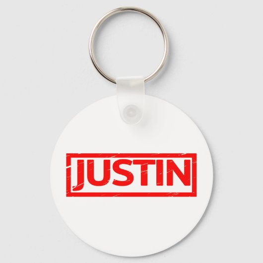 Justin Stamp Sleutelhanger (Voorkant)
