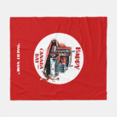 Justin Tru$#!%: fase verlaten links Fleece Deken (Voorkant (Horizontaal))