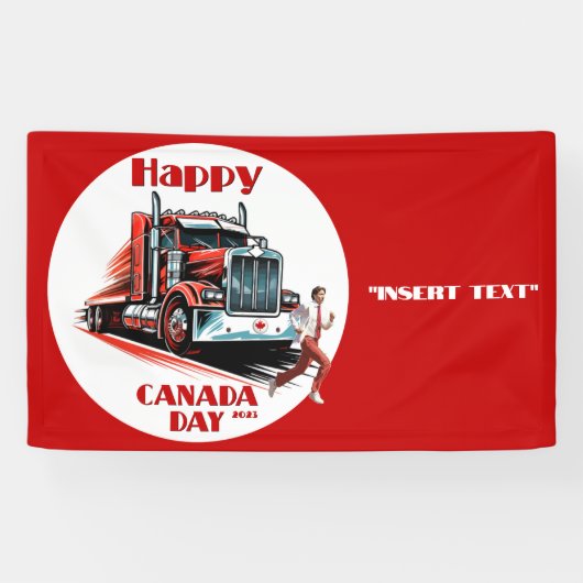 Justin Tru$#!%: fase verlaten links Spandoek (Horizontaal)