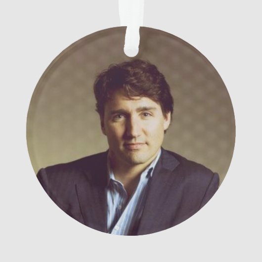 Justin Trudeau 2014 Ornament (achterkant)