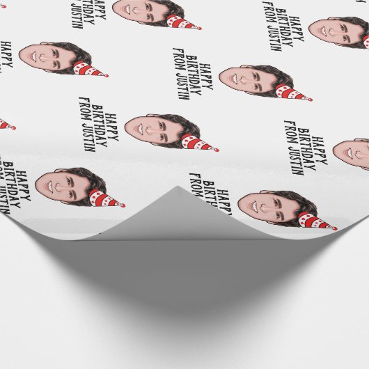 JUSTIN TRUDEAU BIRTHDAY CADEAUPAPIER (Hoek)