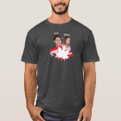 Justin Trudeau Chrystia Freeland Dumb & Dumber T-shirt (Voorkant)