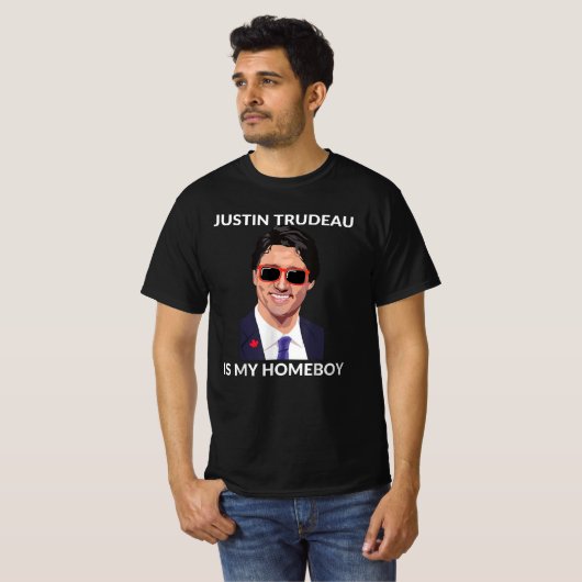 Justin trudeau cool t-shirt (Voorkant volledig)