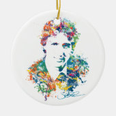 Justin Trudeau Digital Art Keramisch Ornament (Voorkant)