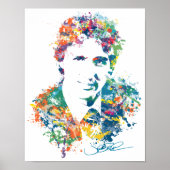 Justin Trudeau Digital Art Poster (Voorkant)