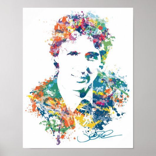 Justin Trudeau Digital Art Poster (Voorkant)