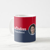 Justin Trudeau for President Coffee Mok (Voorkant links)