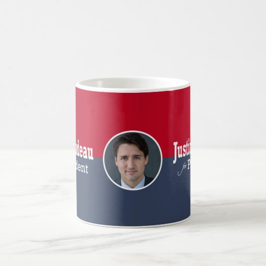 Justin Trudeau for President Coffee Mok (Center)