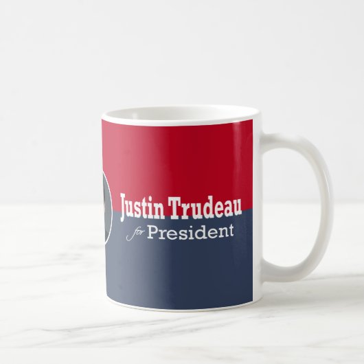 Justin Trudeau for President Coffee Mok (Rechts)