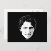 Justin Trudeau Head of Hair - png.nl Briefkaart (Voorkant / Achterkant)