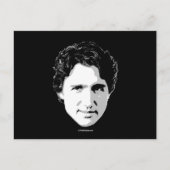Justin Trudeau Head of Hair - png.nl Briefkaart (Voorkant)