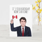 JUSTIN TRUDEAU: Het is je geboortehuis Kaart (Gele Bloem)