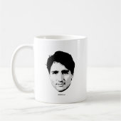 Justin Trudeau Hoofd van de minister-president -.p Koffiemok (Links)