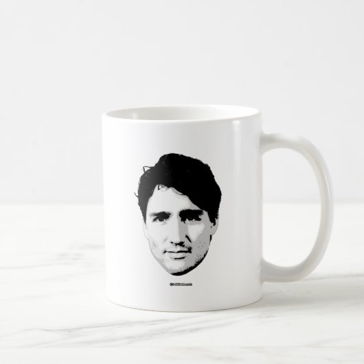 Justin Trudeau Hoofd van de minister-president -.p Koffiemok (Rechts)