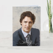 Justin Trudeau Kaart (Voorkant)