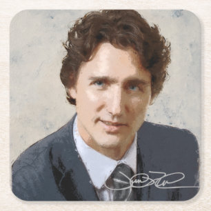 Justin Trudeau Kartonnen Onderzetters