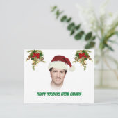 Justin Trudeau kerst grappig Briefkaart (Staand voorkant)